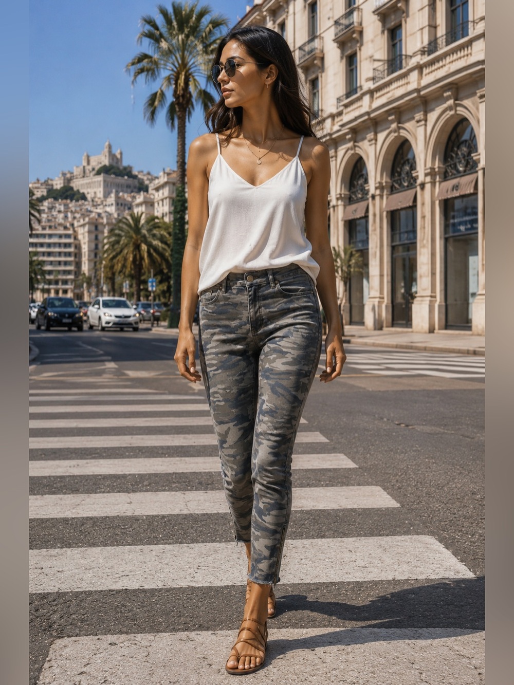 Express Gray Ankle Legging Mid Rise Pants